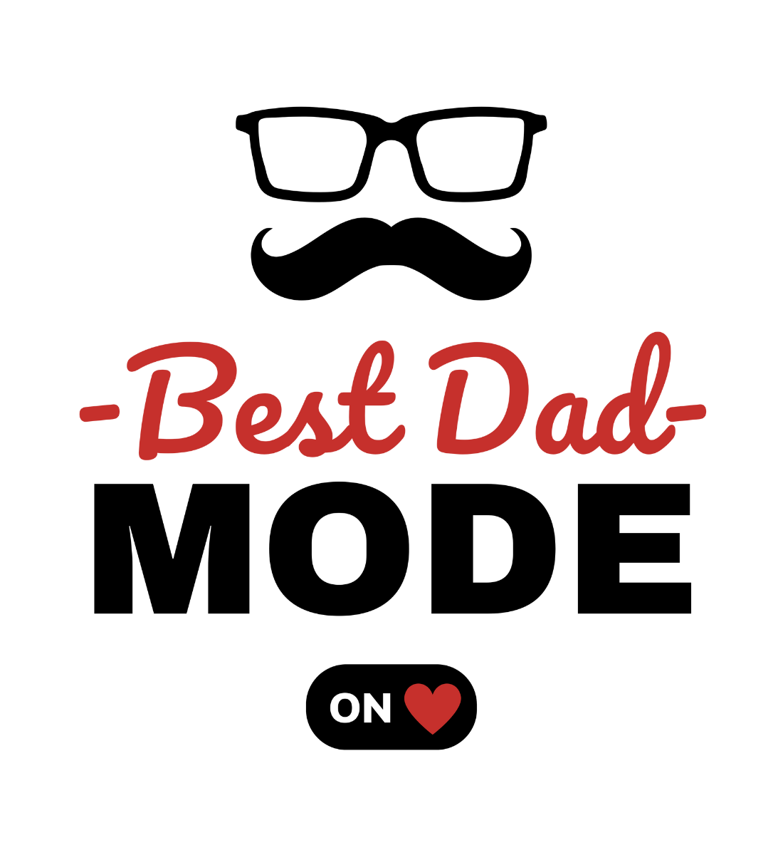 Shirt 'Best Dad Mode'