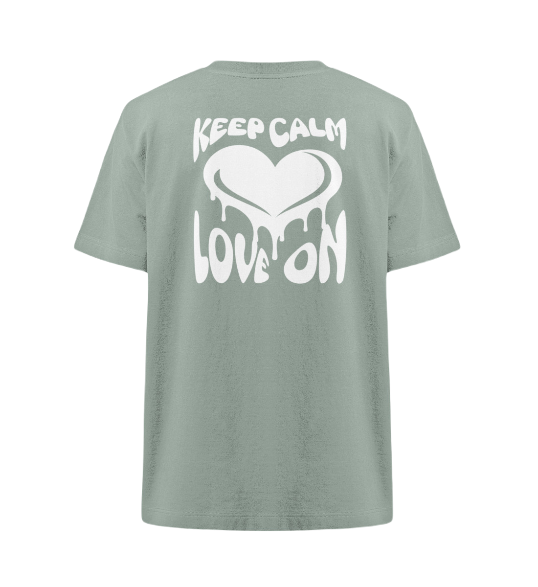 Oversized 'Keep calm Love on'