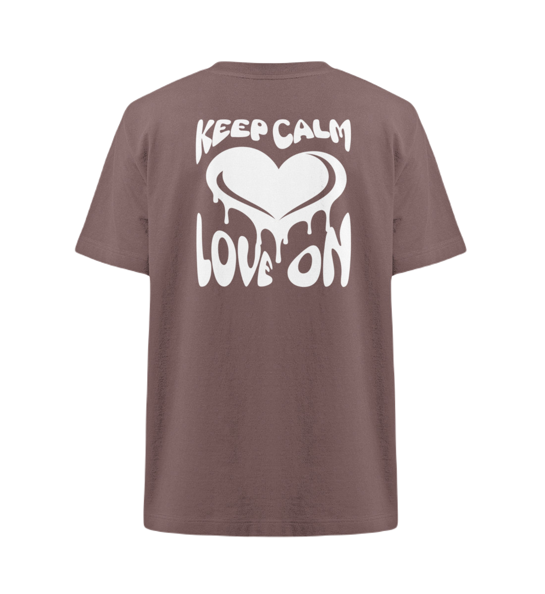 Oversized 'Keep calm Love on'