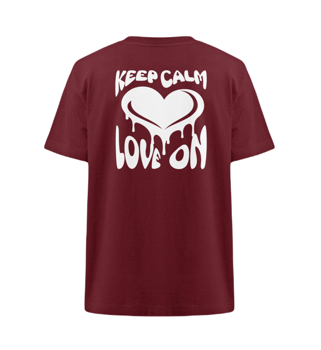 Oversized 'Keep calm Love on'