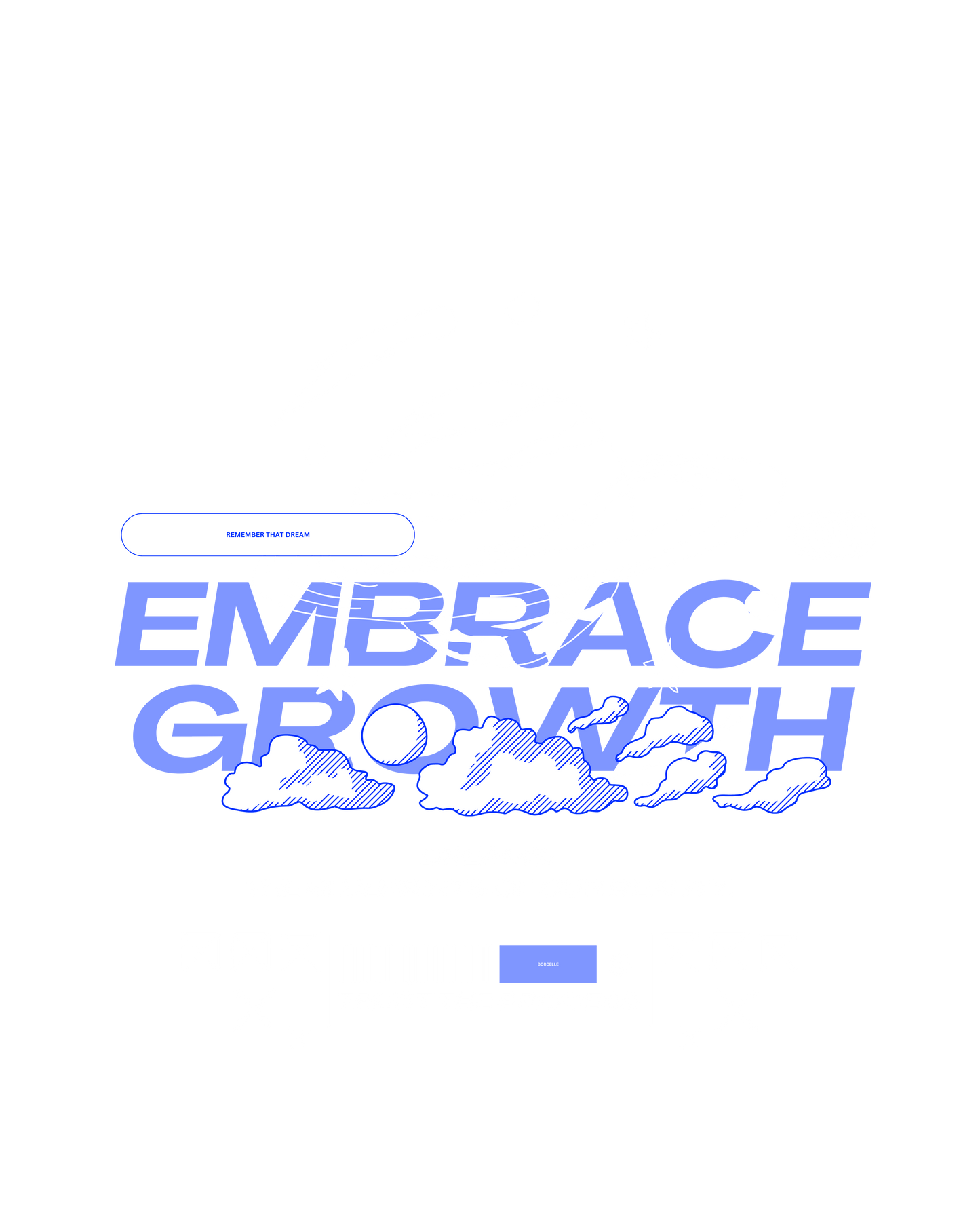 Oversized 'Embrace Growth'