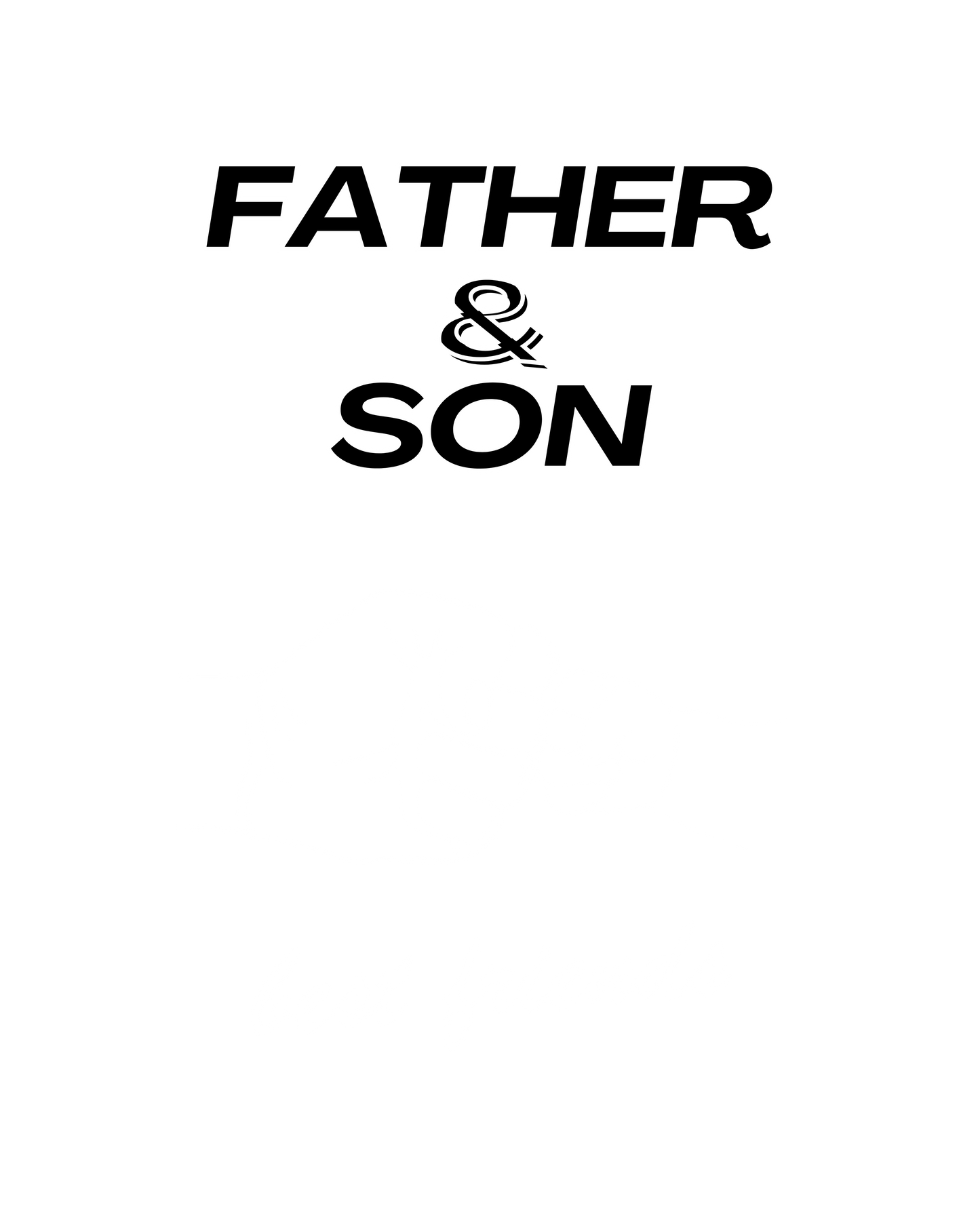 Shirt 'Father & Son'