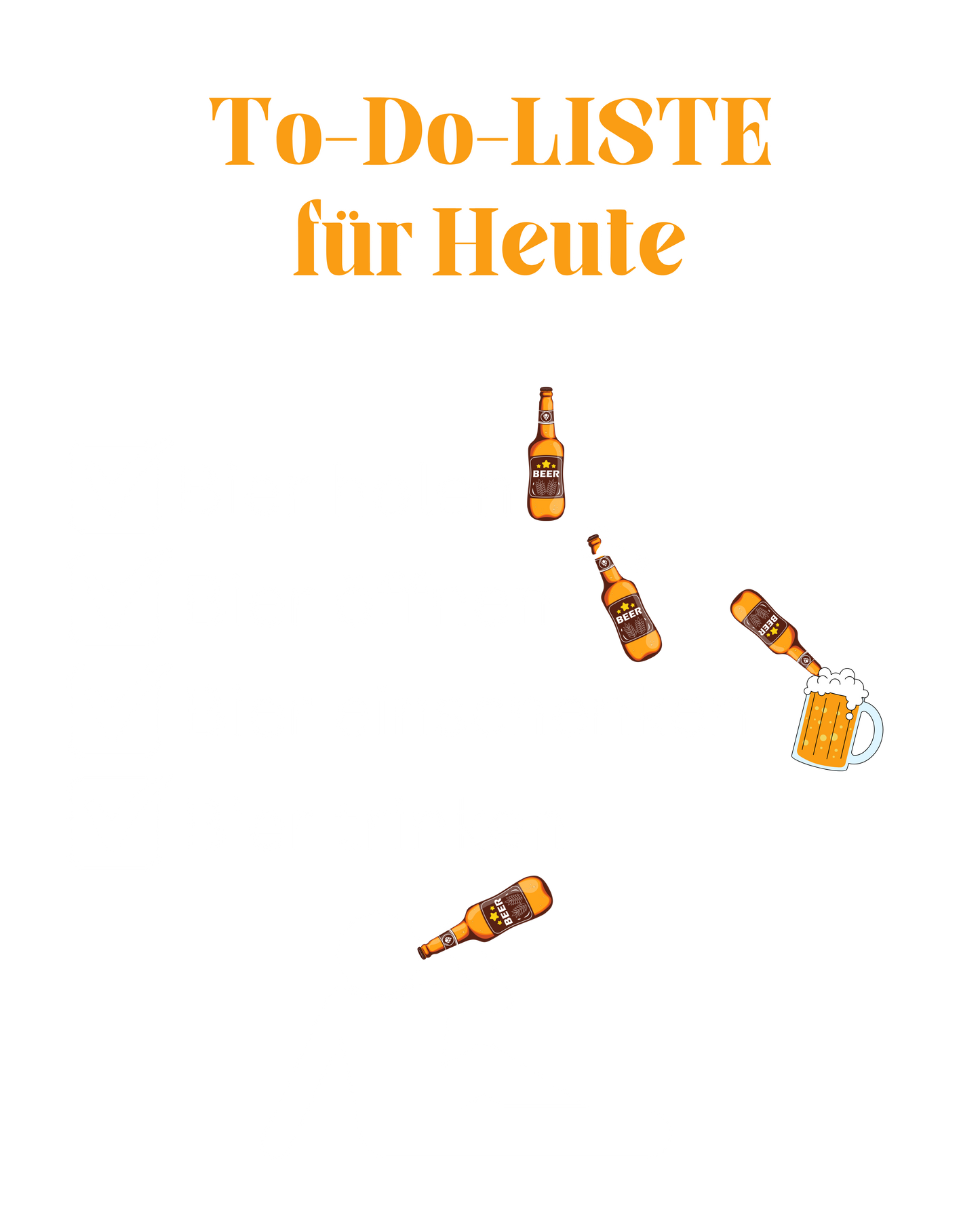 Shirt 'To-Do-Liste für Heute'
