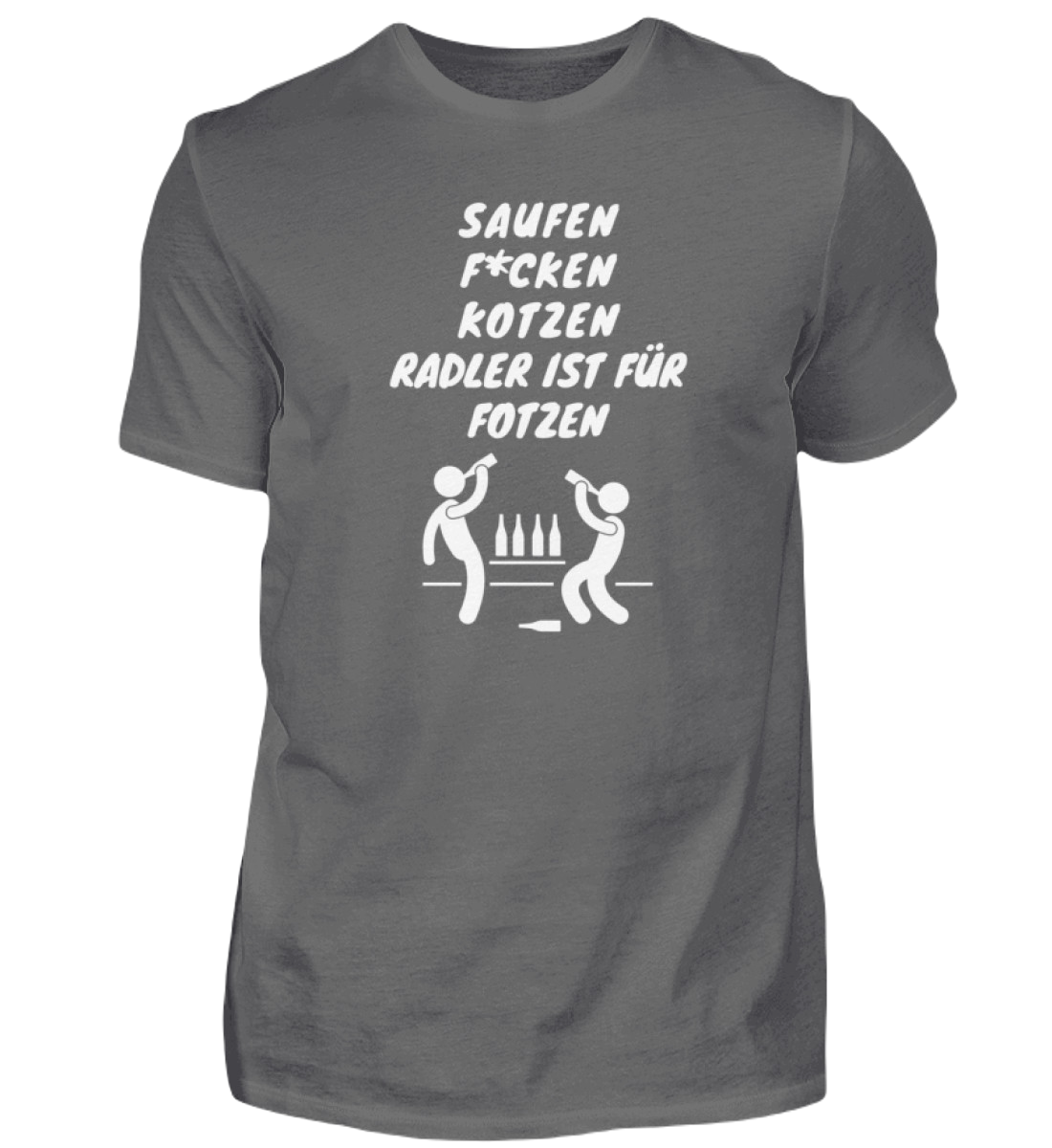 Shirt 'Saufen, F*cken, Kotzen'