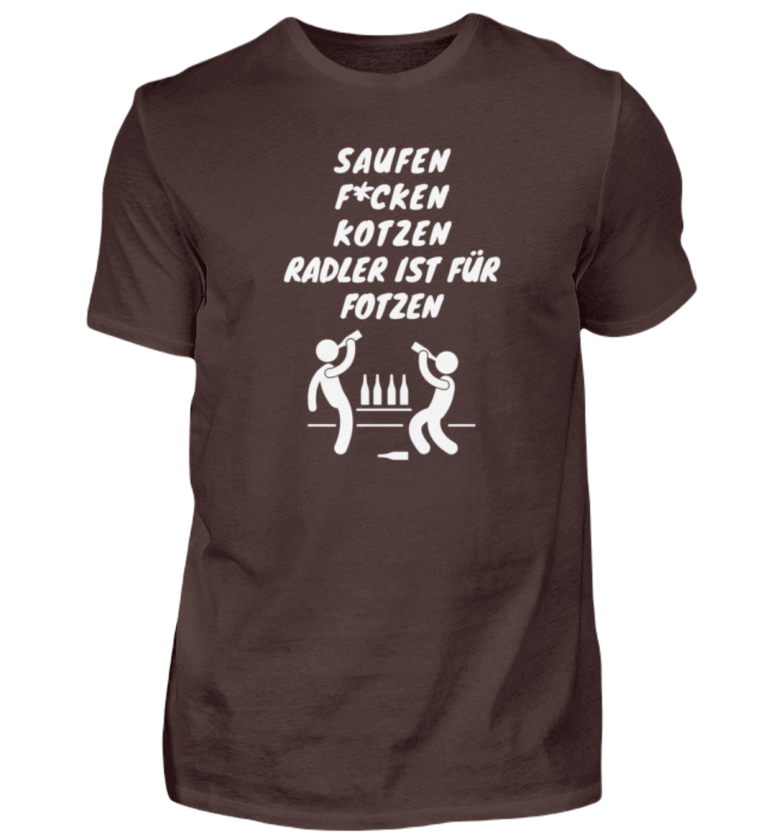 Shirt 'Saufen, F*cken, Kotzen'