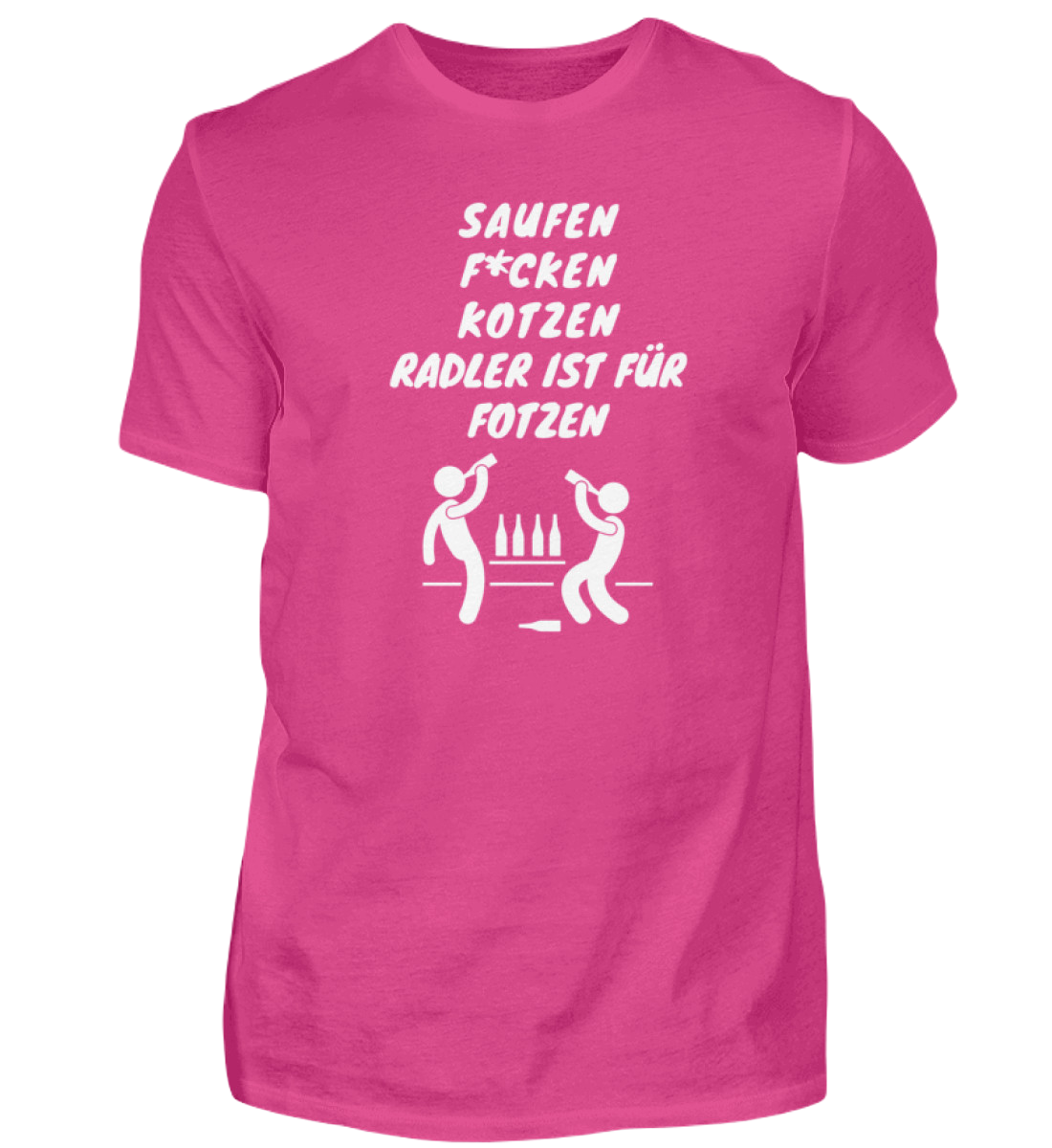 Shirt 'Saufen, F*cken, Kotzen'