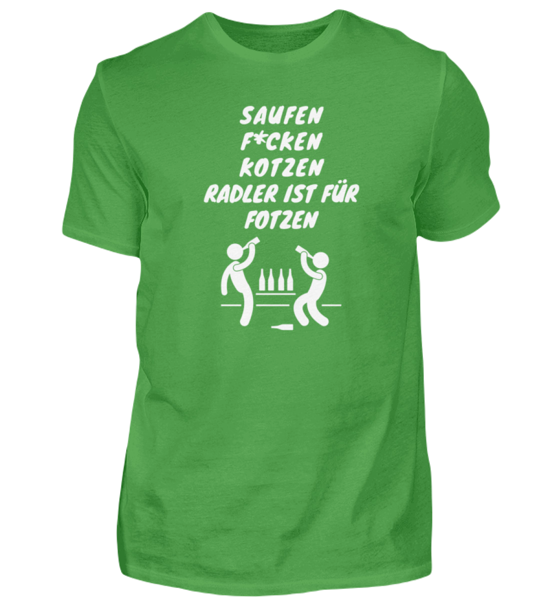 Shirt 'Saufen, F*cken, Kotzen'
