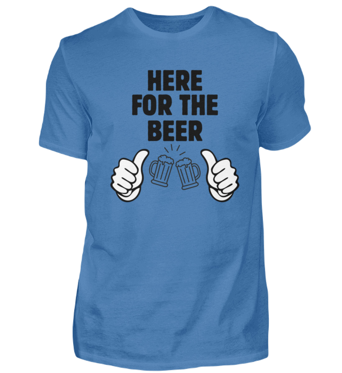 Shirt 'here for the beer'