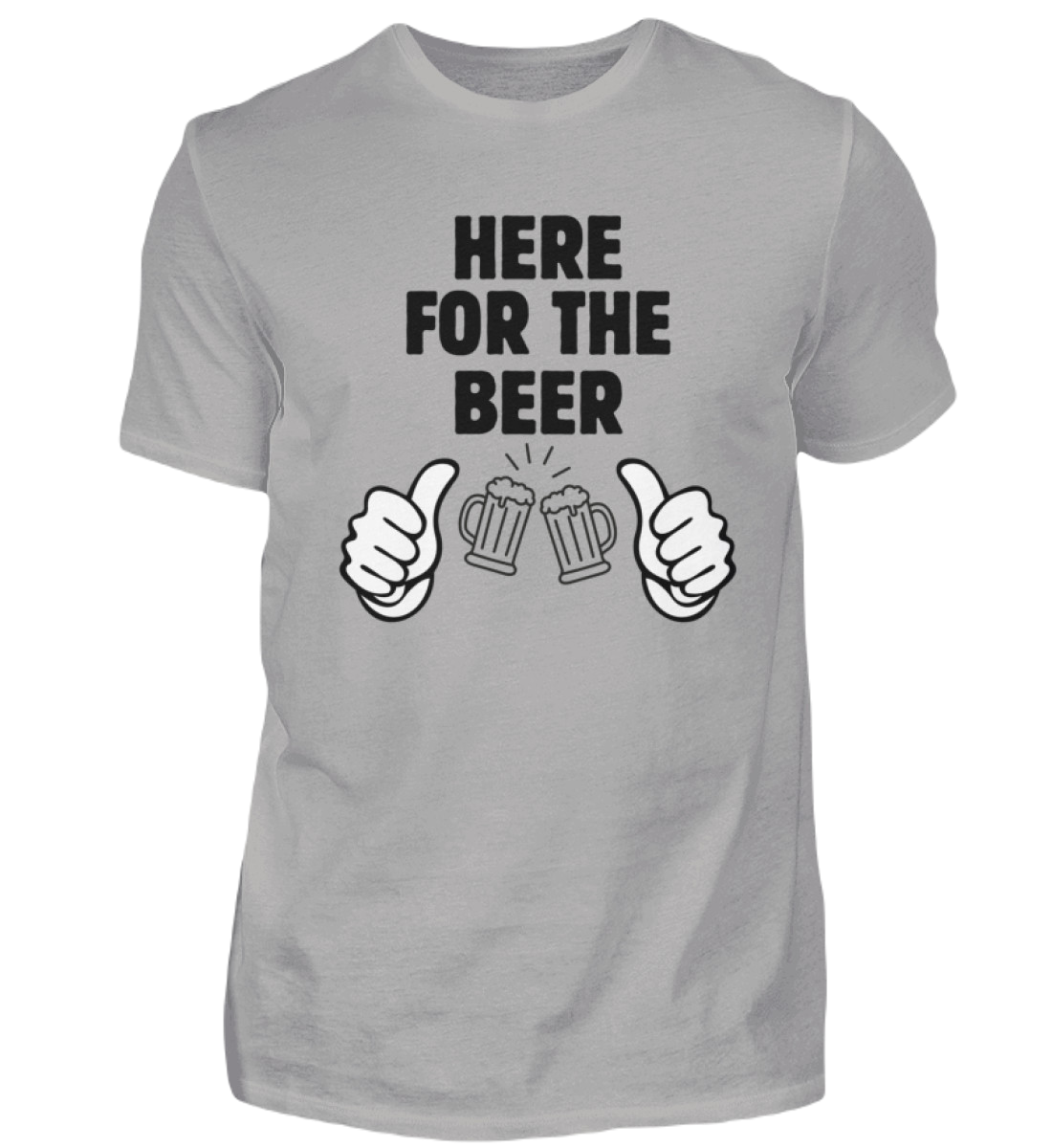 Shirt 'here for the beer'