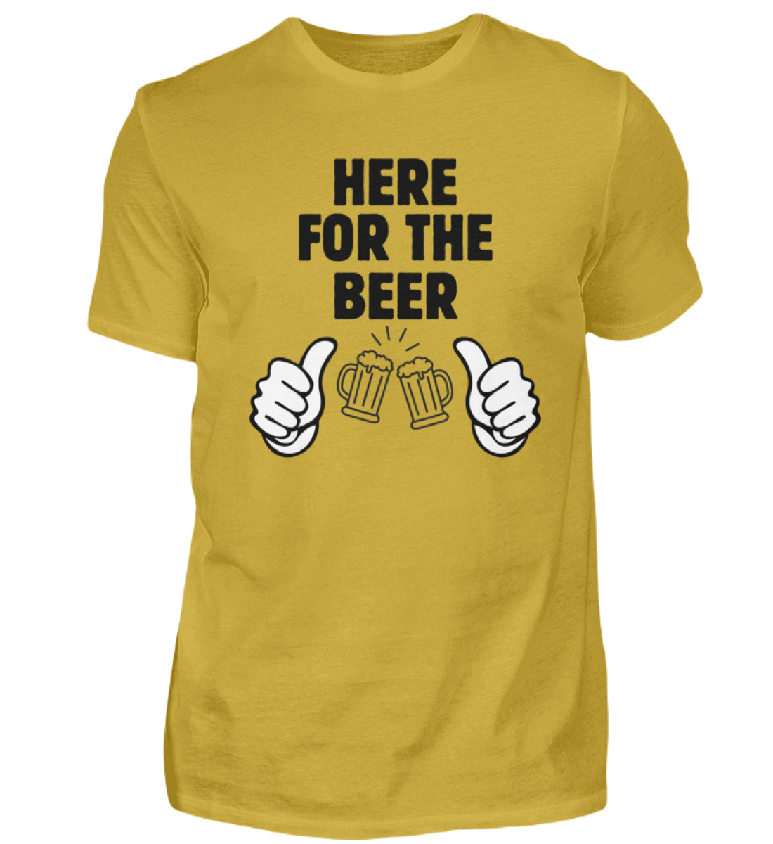 Shirt 'here for the beer'