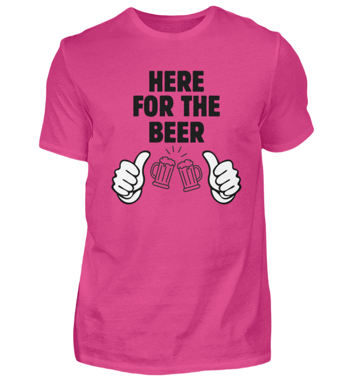 Shirt 'here for the beer'