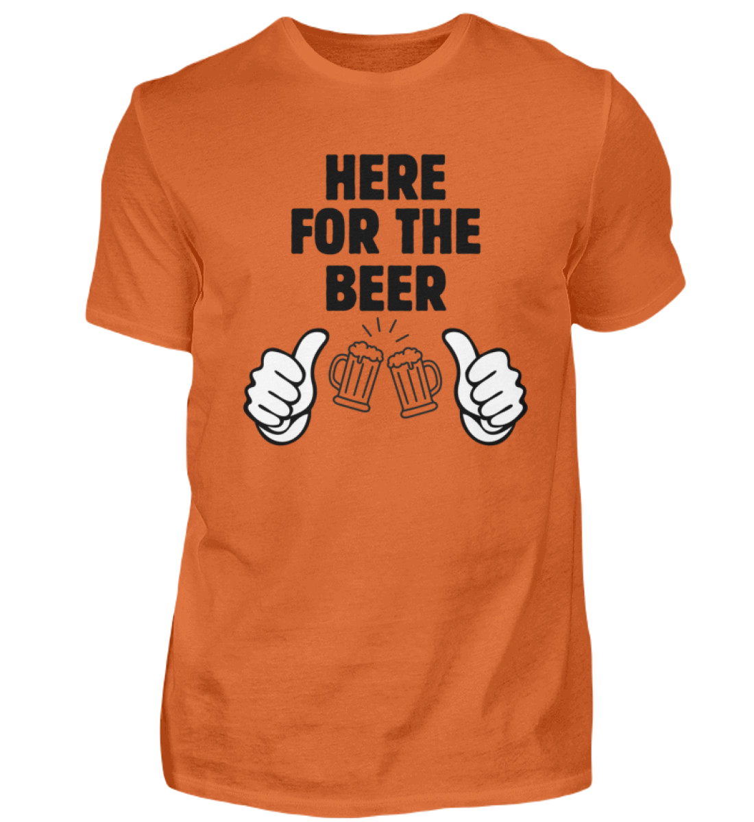 Shirt 'here for the beer'