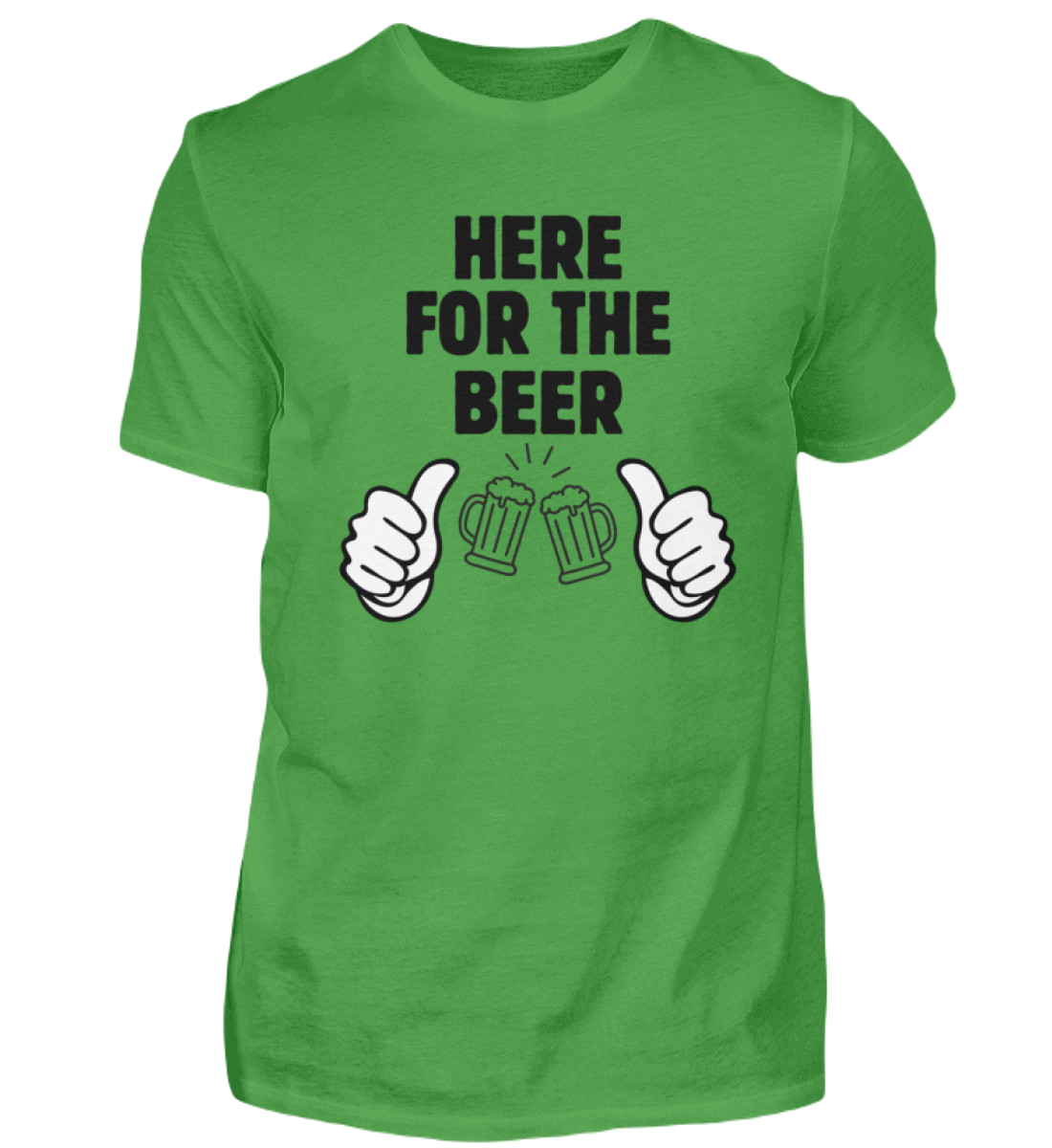 Shirt 'here for the beer'