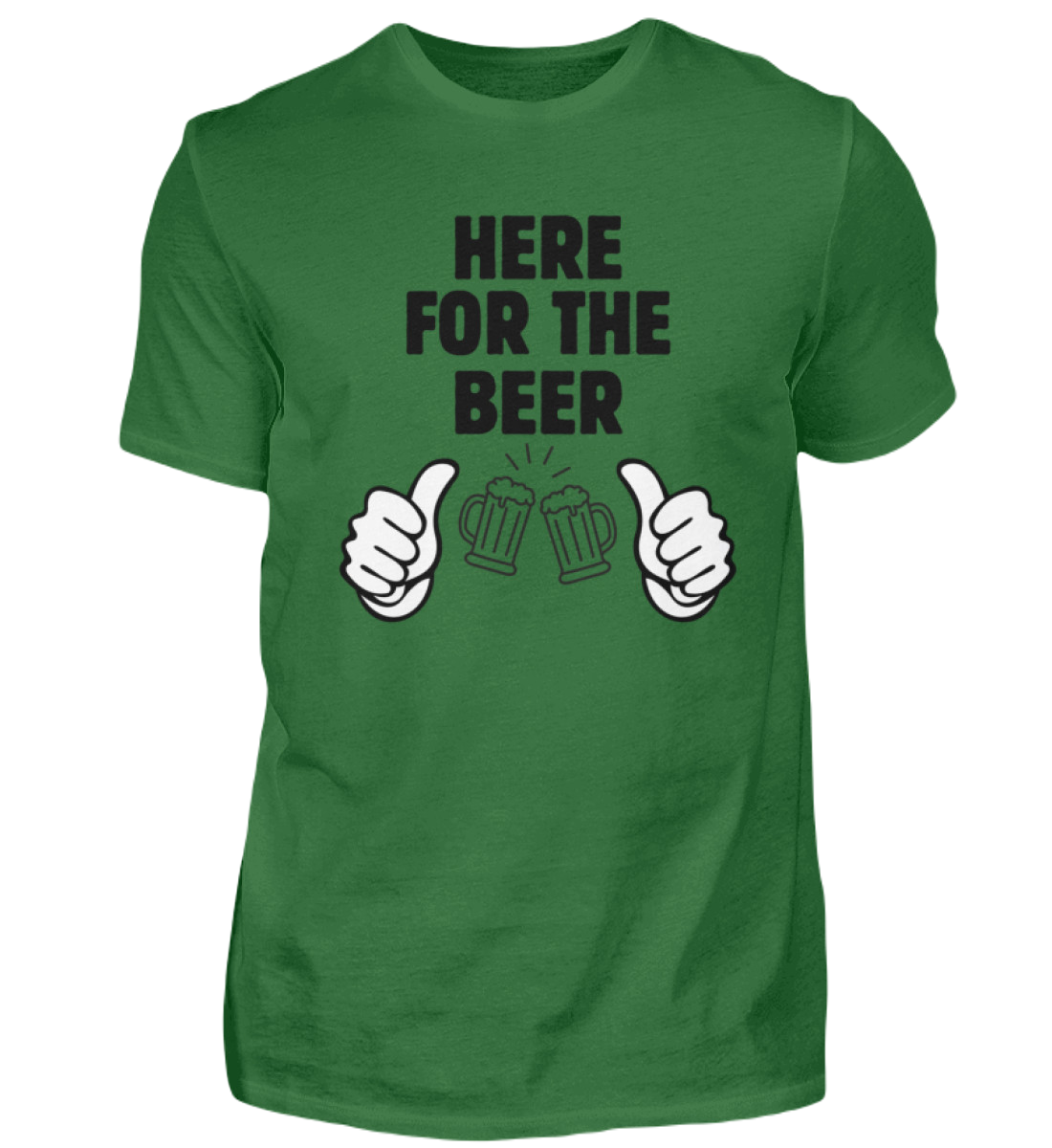 Shirt 'here for the beer'