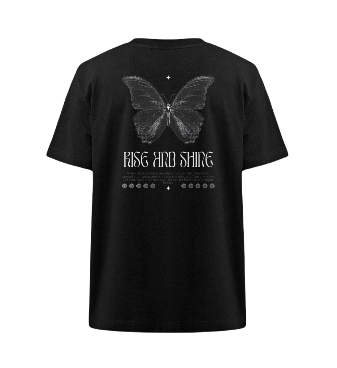 Oversized 'Rise and Shine'