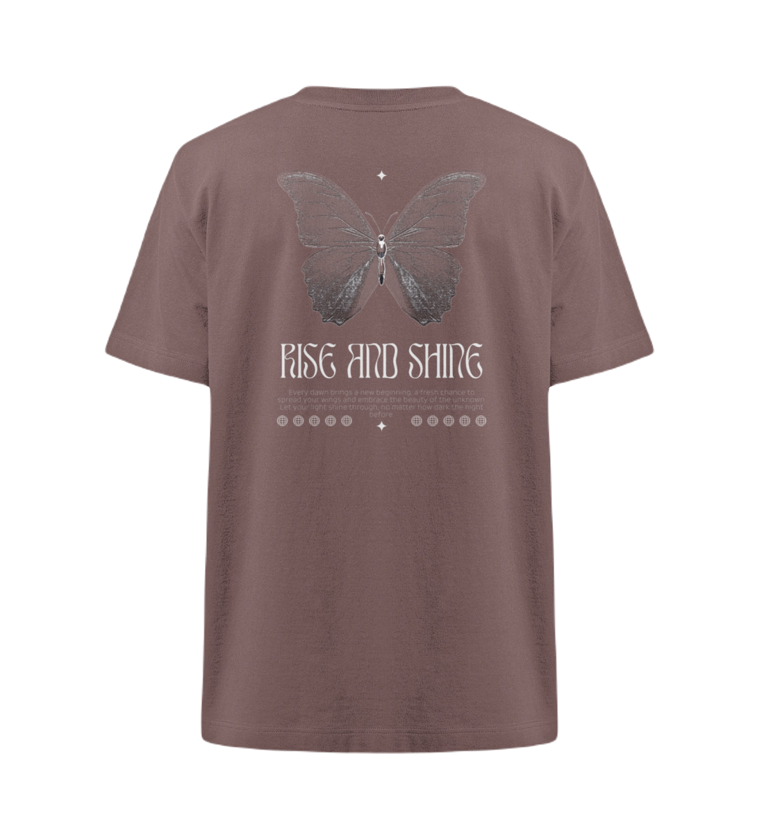 Oversized 'Rise and Shine'