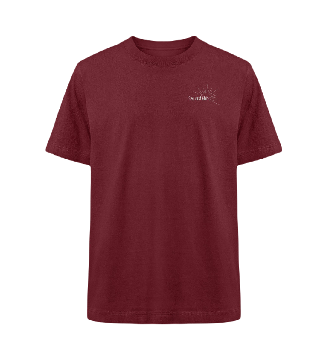 Oversized 'Rise and Shine'