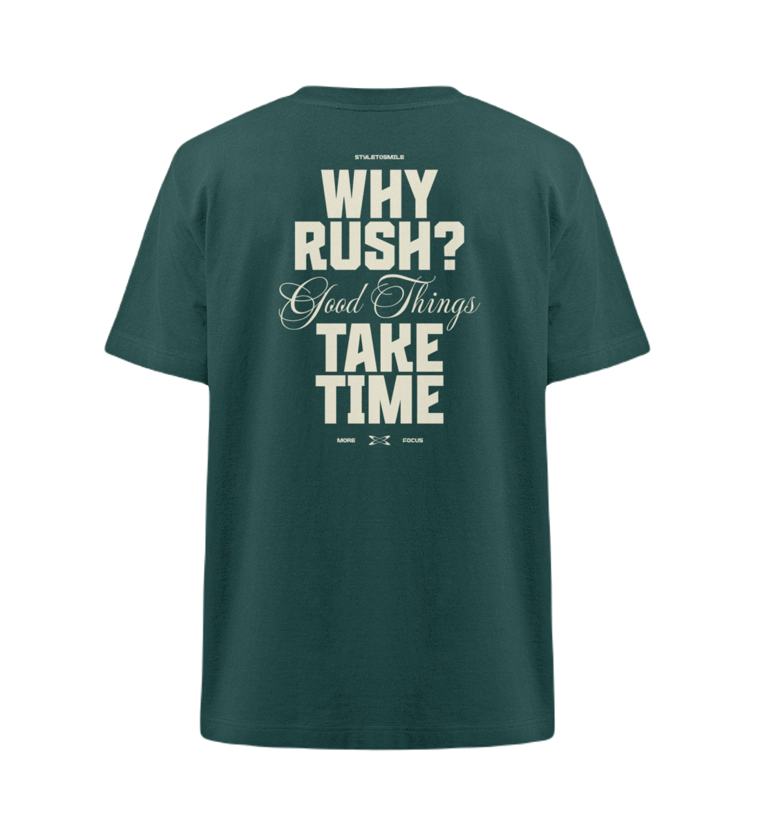 Oversized 'Why Rush? Take Time'