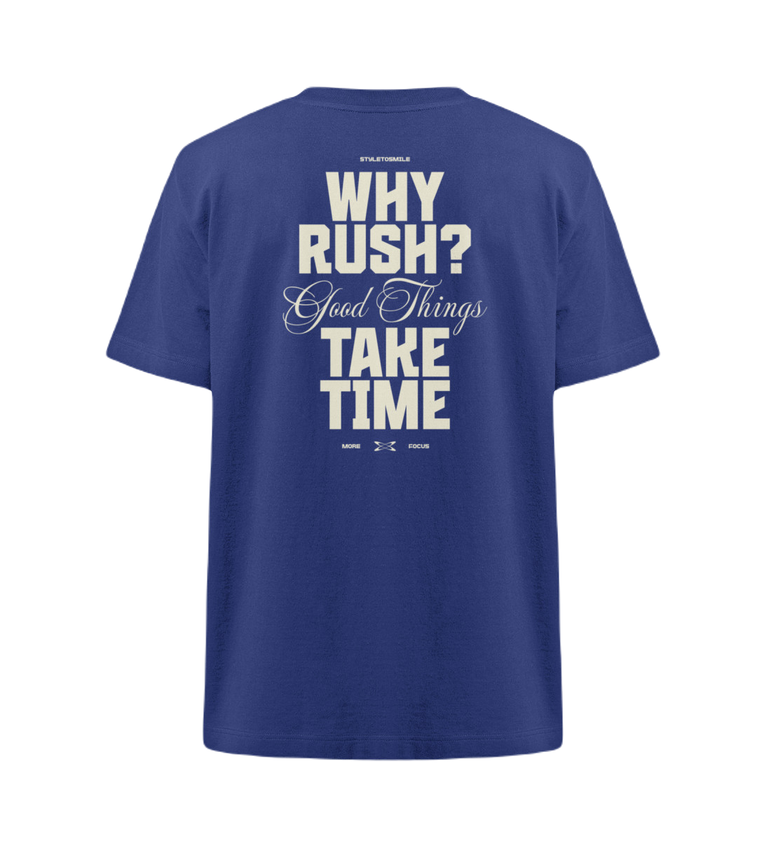 Oversized 'Why Rush? Take Time'