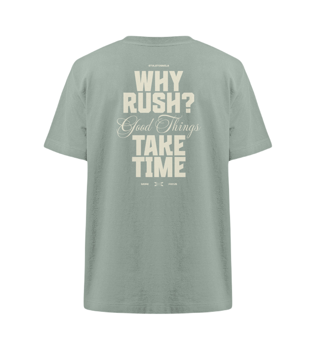 Oversized 'Why Rush? Take Time'