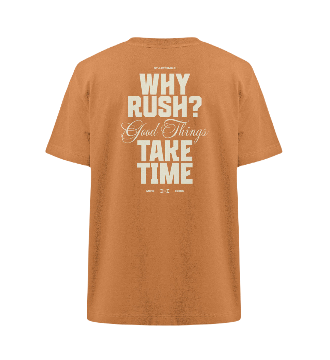 Oversized 'Why Rush? Take Time'