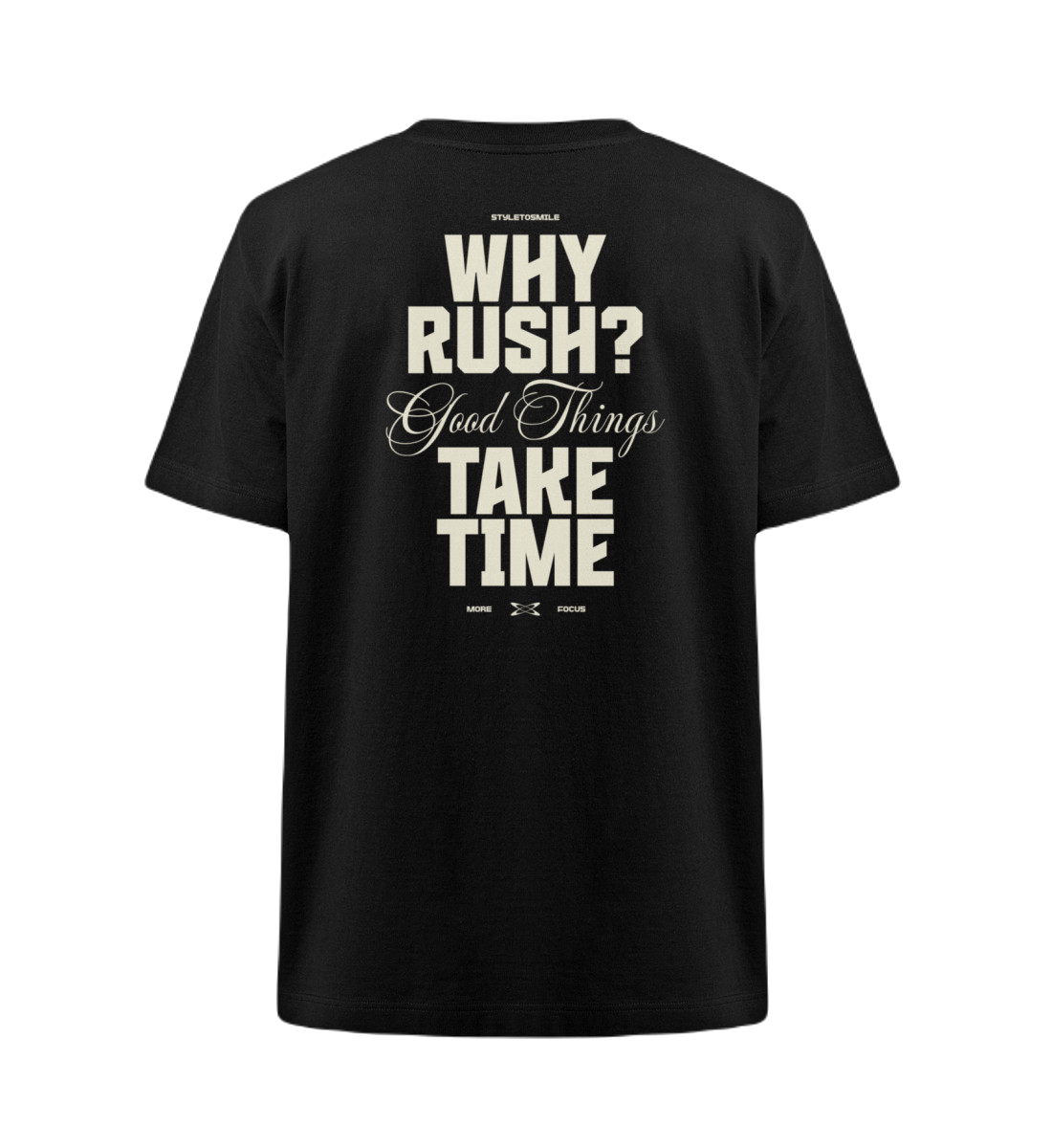 Oversized 'Why Rush? Take Time'