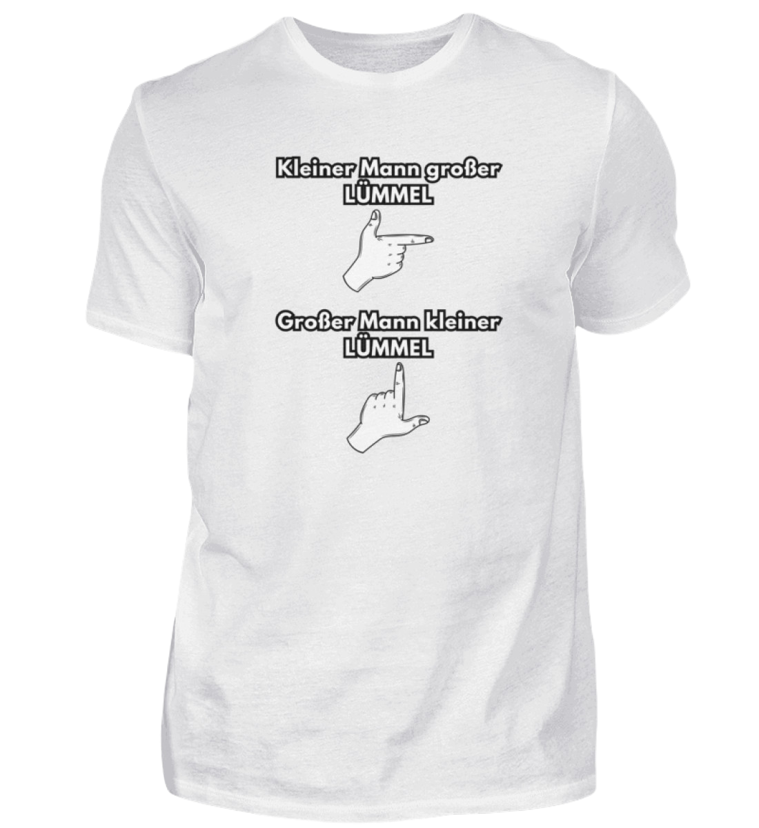 Shirt 'kleiner Mann großer Lümmel'