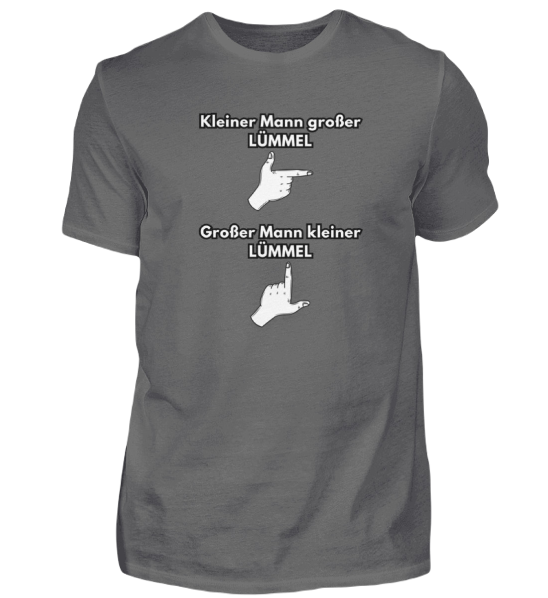 Shirt 'kleiner Mann großer Lümmel'