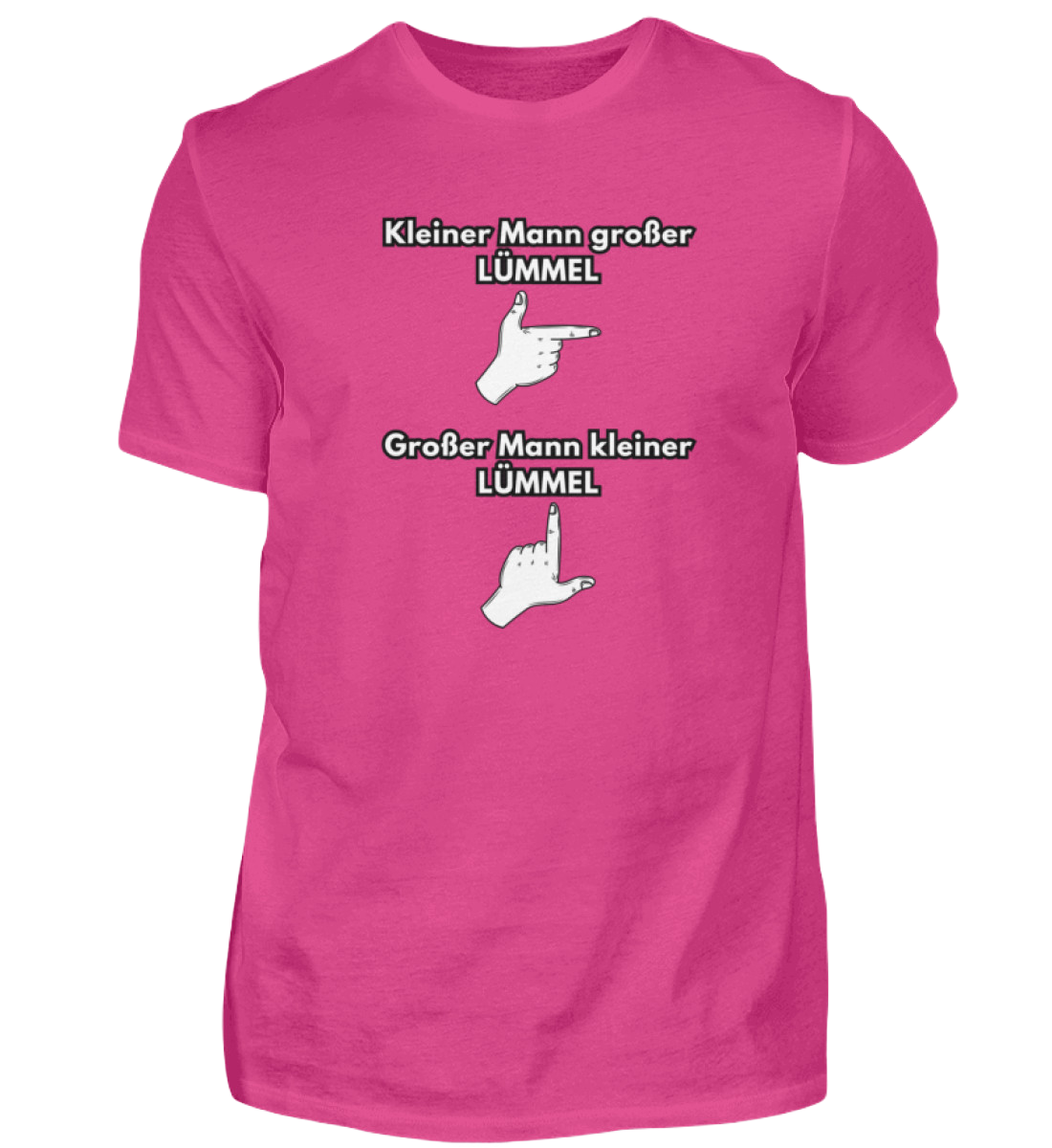 Shirt 'kleiner Mann großer Lümmel'