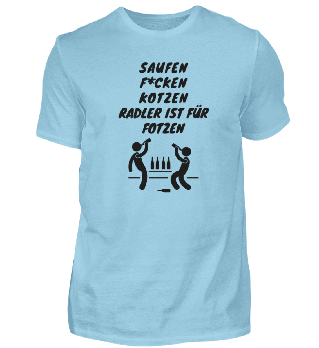 Shirt 'Saufen, F*cken, Kotzen'