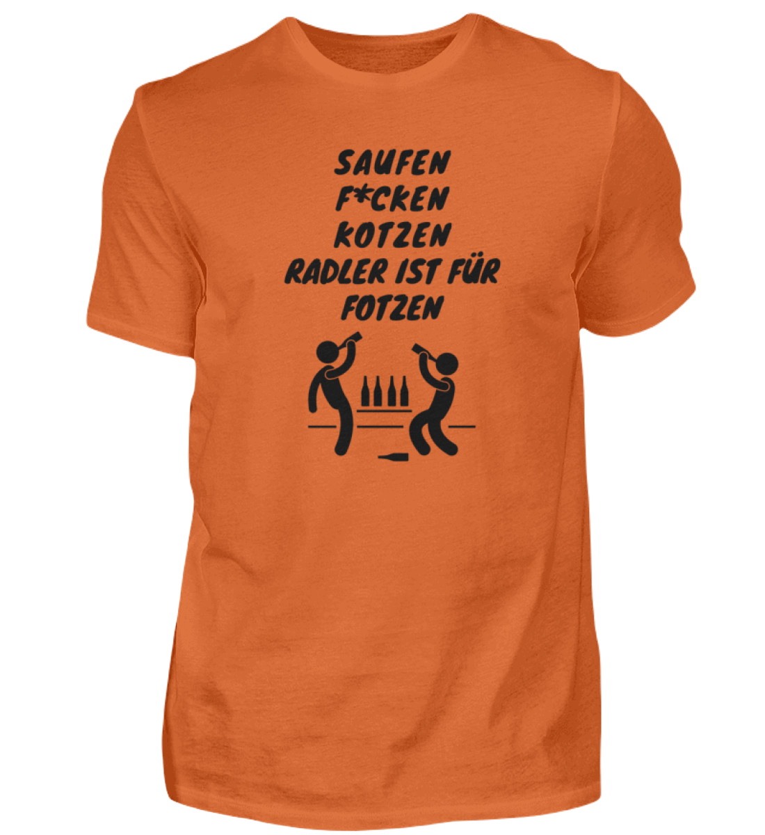 Shirt 'Saufen, F*cken, Kotzen'