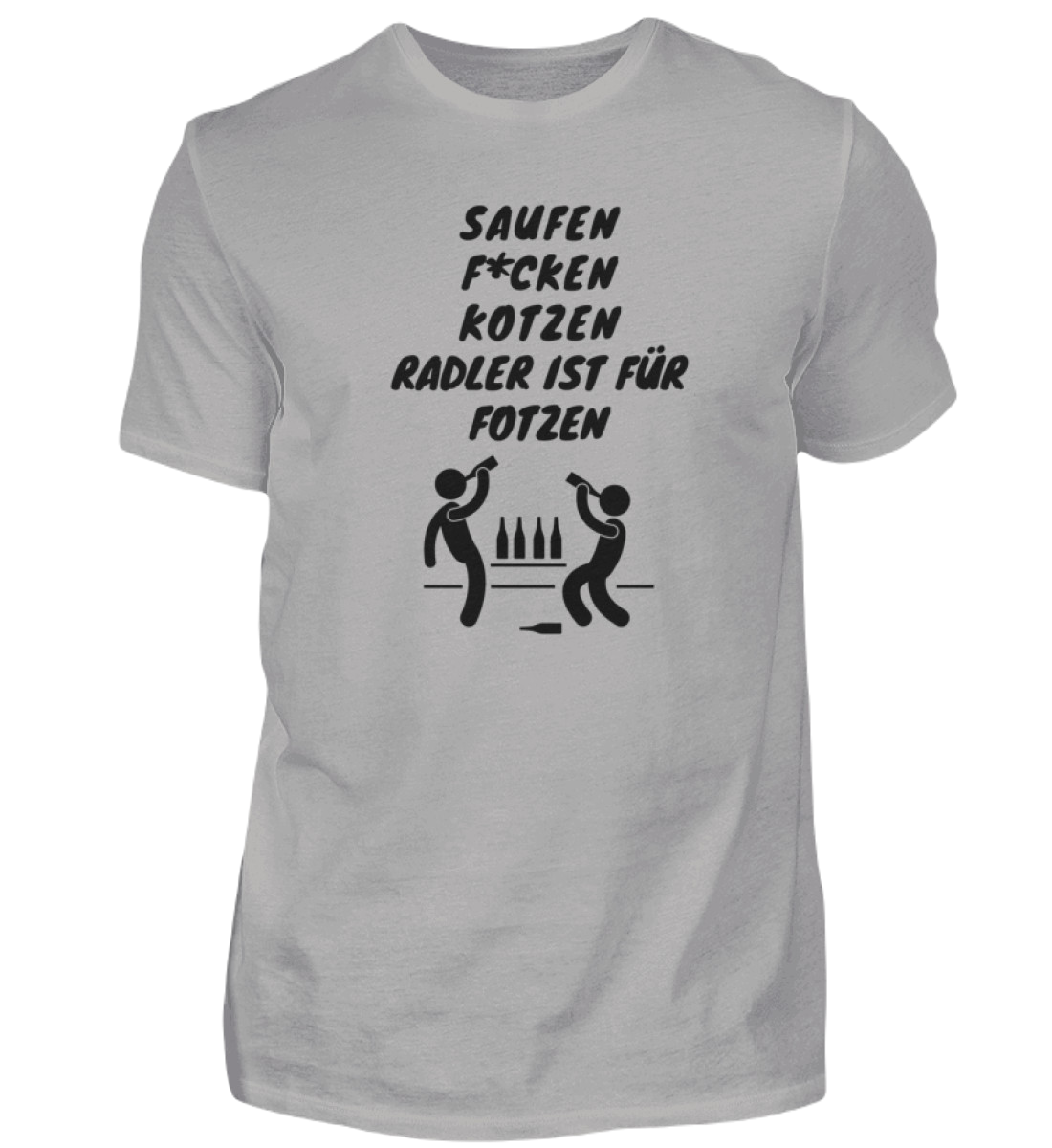 Shirt 'Saufen, F*cken, Kotzen'