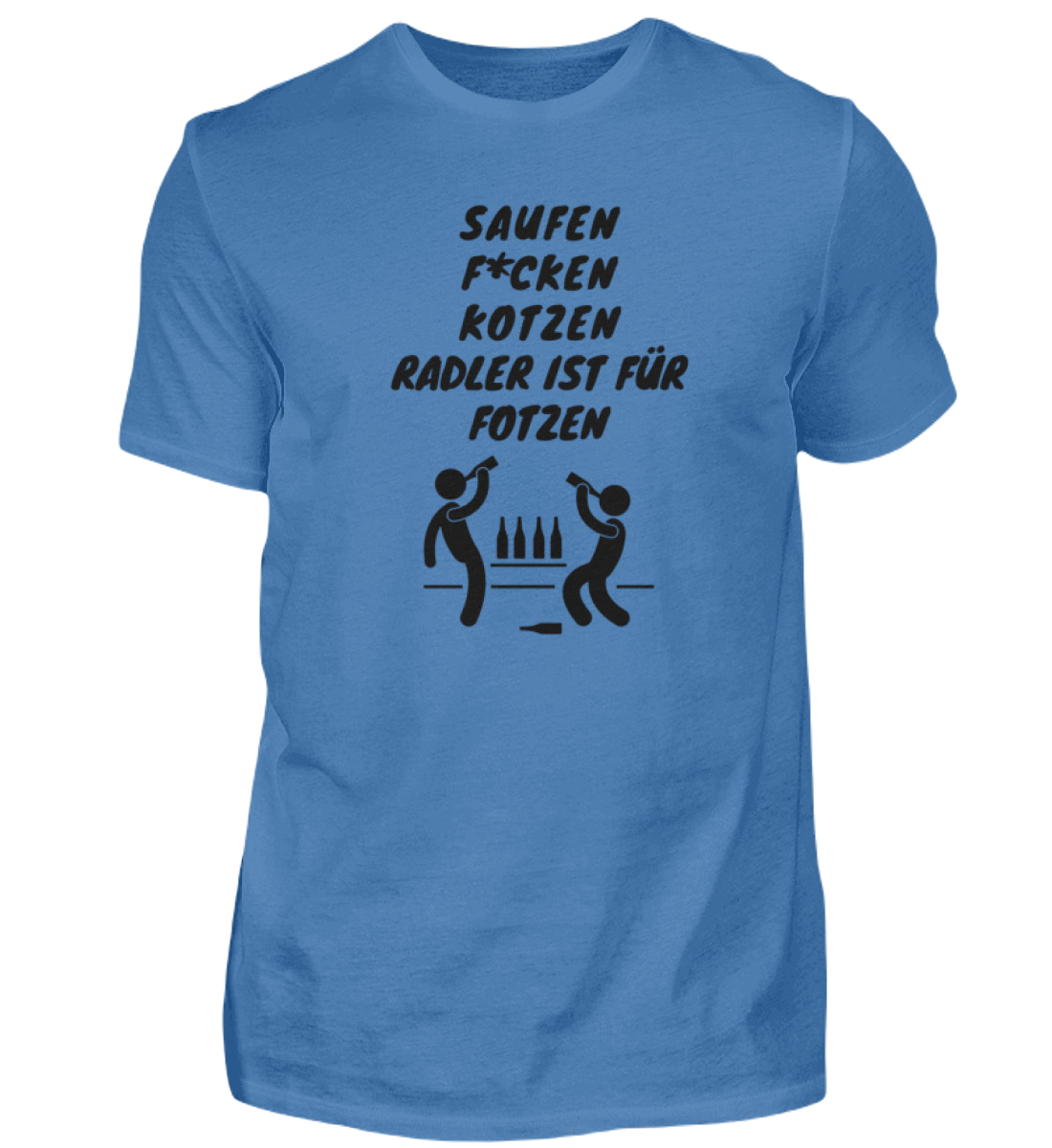 Shirt 'Saufen, F*cken, Kotzen'