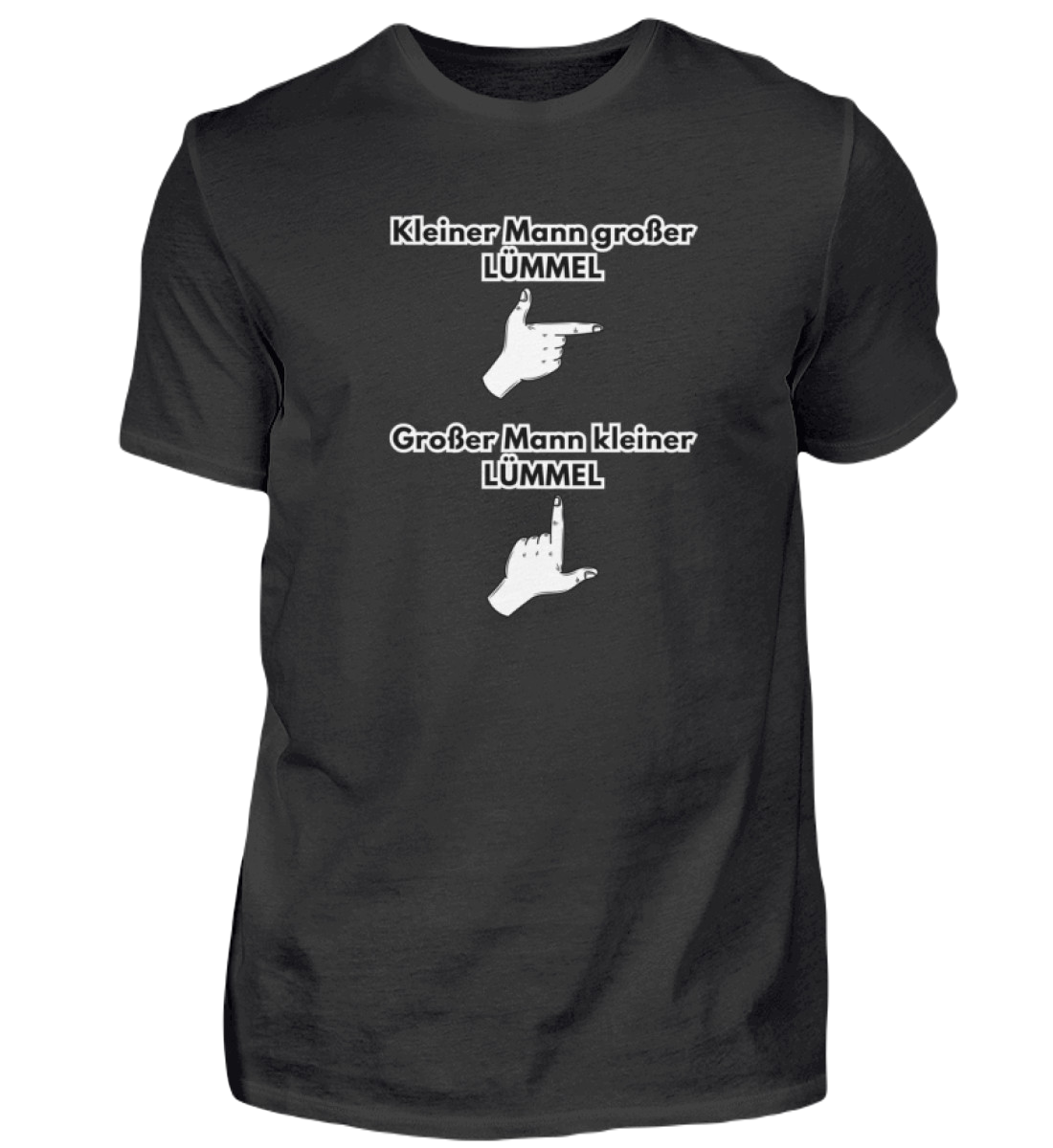 Shirt 'Kleiner Mann großer Lümmel'