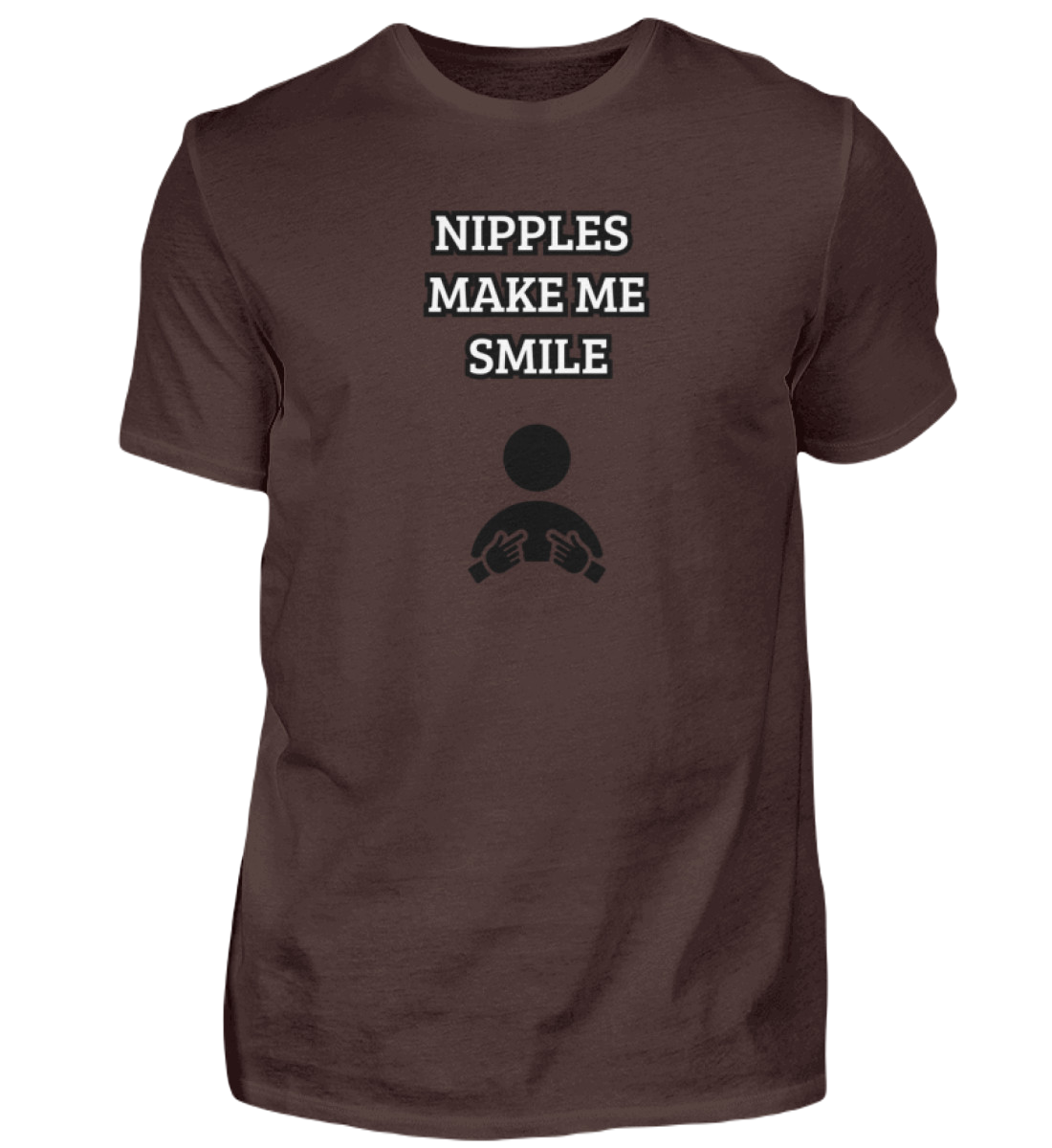 Shirt 'Nipples make me Smile'