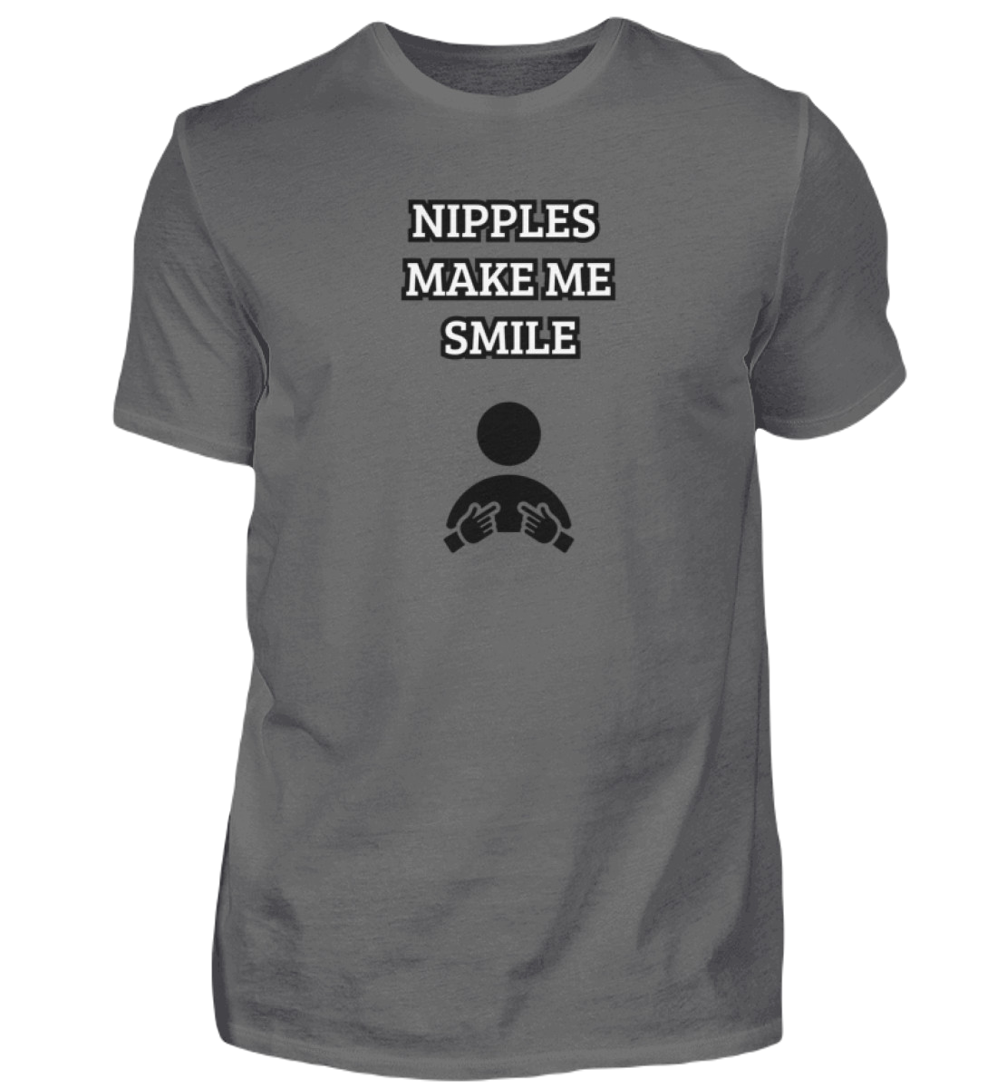 Shirt 'Nipples make me Smile'