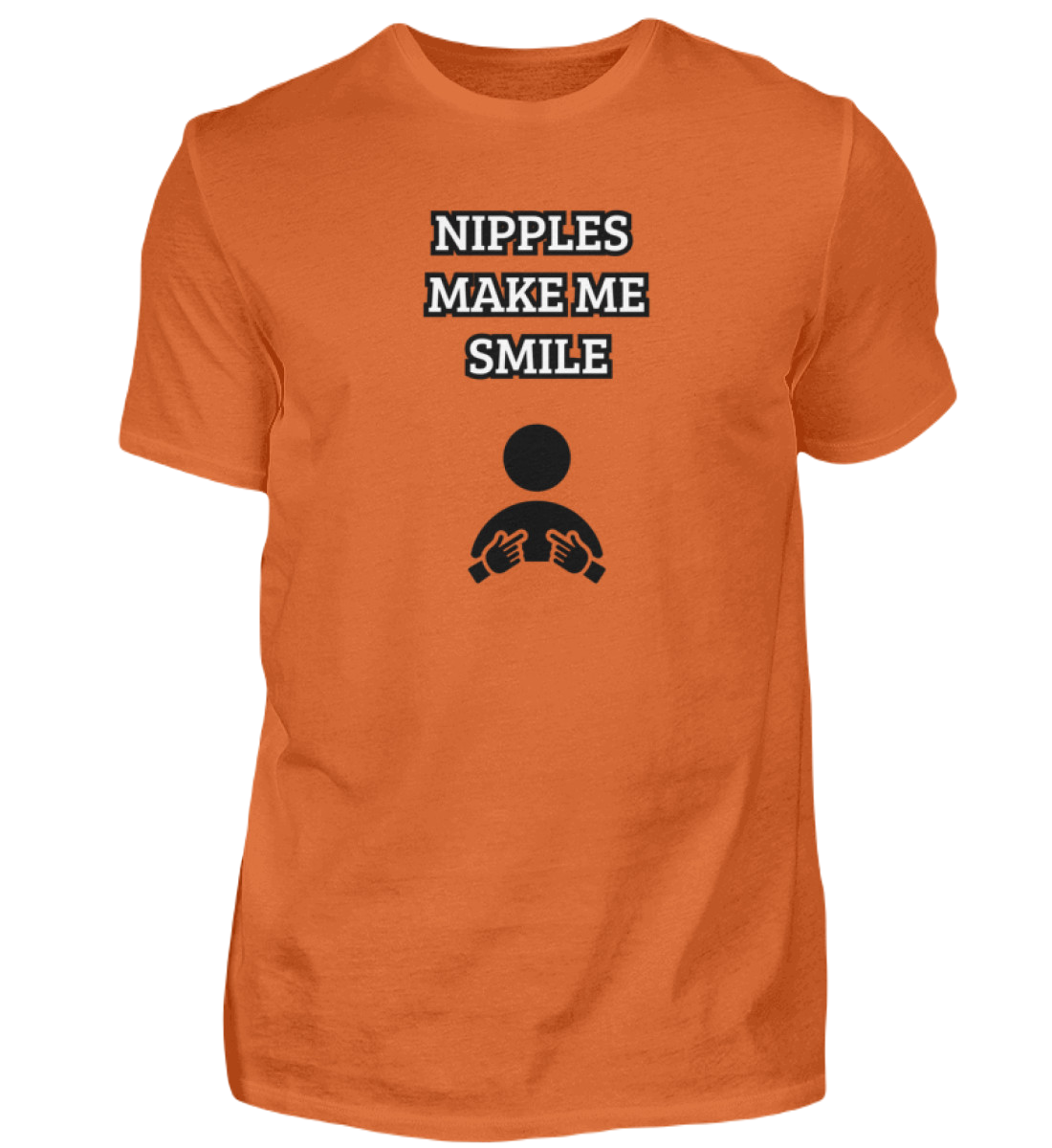 Shirt 'Nipples make me Smile'