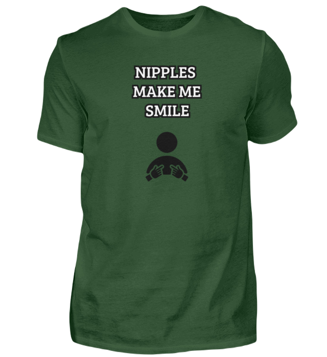 Shirt 'Nipples make me Smile'