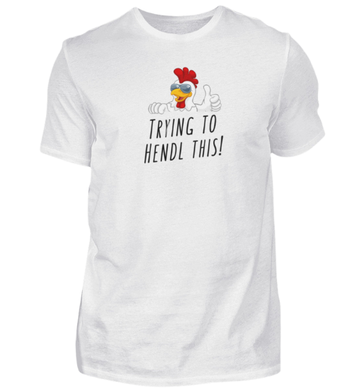 Shirt 'trying to hendl this'