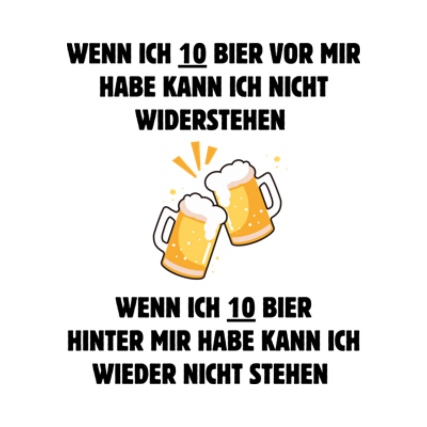 Shirt - '10 Bier'