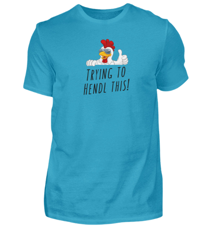 Shirt 'trying to hendl this'
