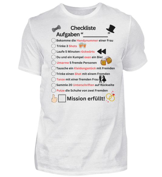 Shirt 'Checkliste'