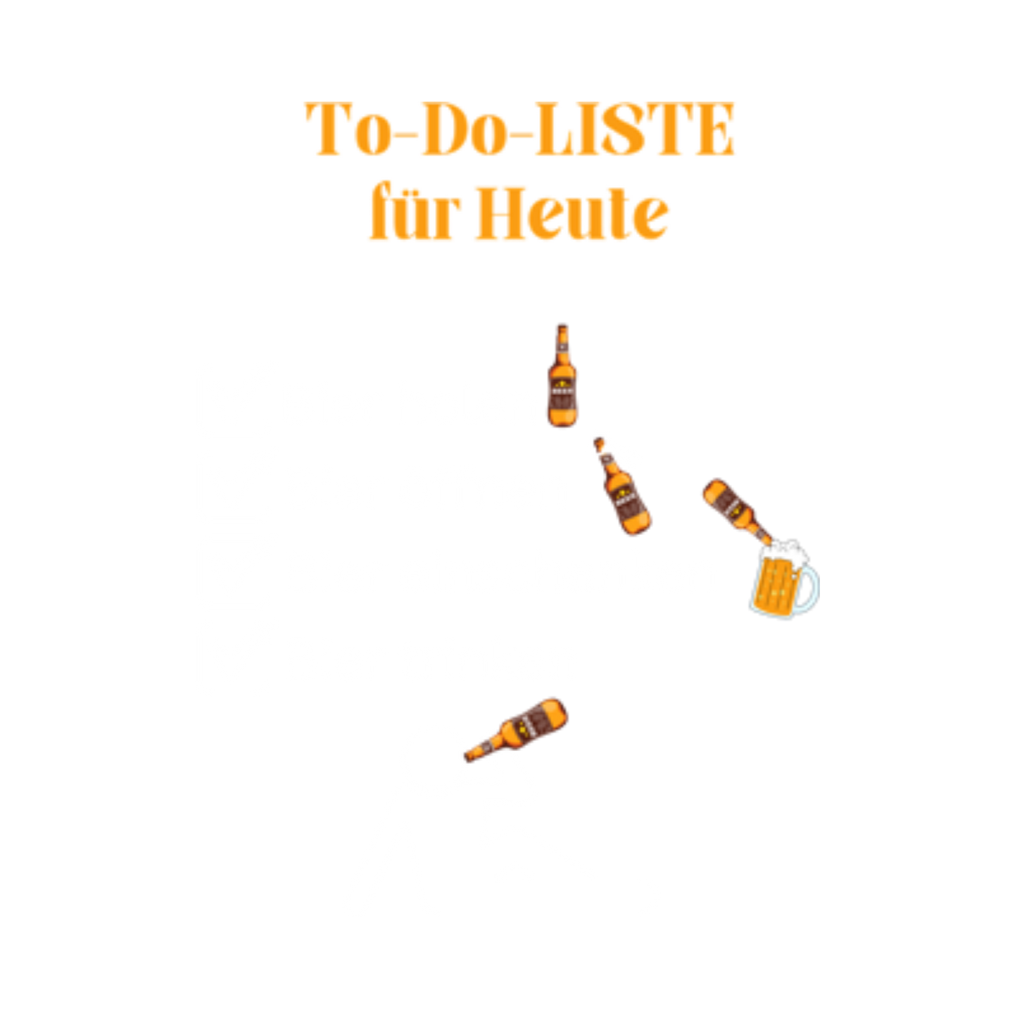 Shirt - 'To-Do-Liste'