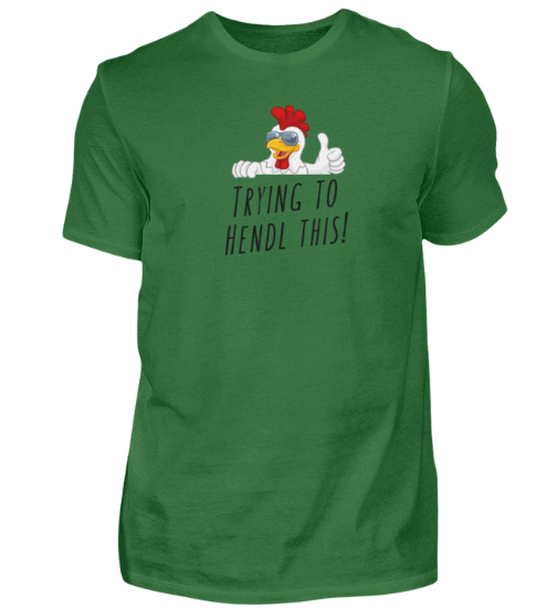 Shirt 'trying to hendl this'