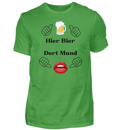 Shirt 'Hier Bier/Dort Mund'