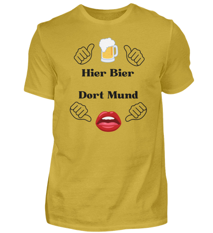 Shirt 'Hier Bier/Dort Mund'