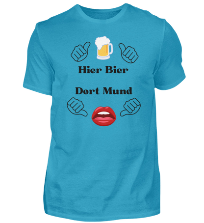 Shirt 'Hier Bier/Dort Mund'