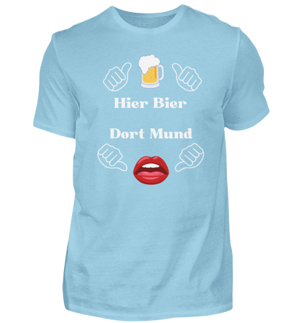 Shirt 'Hier Bier/Dort Mund'