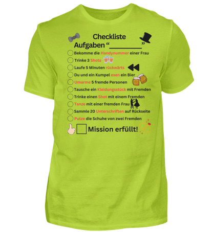 Shirt 'Checkliste'