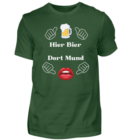 Shirt 'Hier Bier/Dort Mund'